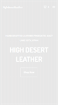 Mobile Screenshot of highdesertleather.com